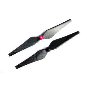 2 Pairs 9" 9443 DJI Carbon Fiber with self-tightening/Self-lock nut Propellers CW/CCW for Phantom 2 Vision