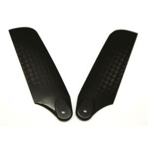 2 Pairs 92MM Carbon Fiber Tail Rotor Blade For T-REX 550/550E 600 Heli