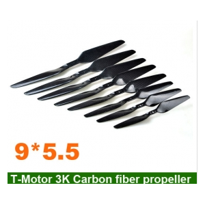 2 Pairs T-Motor 9*5.5/ T-Motor 9055 Carbon Fiber CW/CCW for quadcopter Multicopter