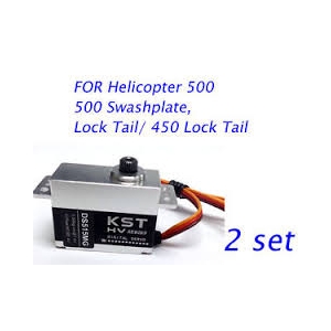 2 Sets KST SERVOS 515MG High Voltage ( 500 heli cyclic & rudder servo )/High Voltage Digital Servo 3Goblin 500 / TREX 500