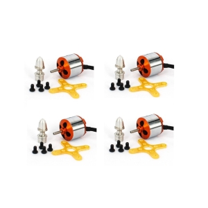 4 Sets Multi Motor A1510 2200KV Brushless 16g Motor,250-400 MultiCopter KK Multi-Copter Quad X