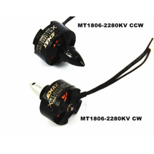 2PCS/Lot 1Pair EMAX MT1806 2280KV Brushless Motor CW+CCW for Mini RC Multi-rotor Tri Quad-copter/QAV 250/QAV 280/QAV310 mini quadcopter