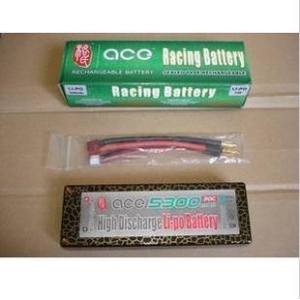 2pcs ACE 7.4v Hardcase 5300mah 30c Grouped Lithium Batteries