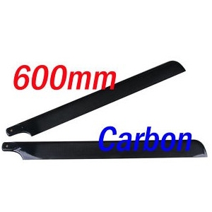 600mm Real Carbon Fiber Main Blades for T-rex Trex 600 600N RAPTOR 30 / 50 Heli