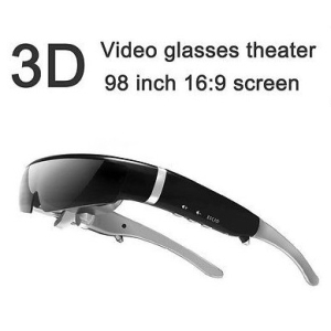 98" 3D Portable Video Glasses Eye-Theater - 3D Virtual Screen Video Glasses, 854x480,98 Inch LCD Display, 854x480, 8GB Internal Memory