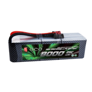 ACE 22.2V 6S 25C 8000MAH Lipo Battery for DJI S800 Hexa Multicopter 1194g