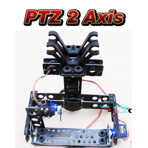 ATG T2-V-ⅡPTZ 2 Axis Camera Amount with 3 Dampers Compatible with DJI WKM、FC1212-S、FY20A/30A、MK 2.0，GAUI INS Flight Controller Multicopter Soodohobby