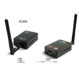 Boscam FPV 5.8G 2W 32CH AV Receiver RC 905 5.8G 2000mw 32CH Thunderbolt RC905 Wireless AV Transmission Receiver FPV