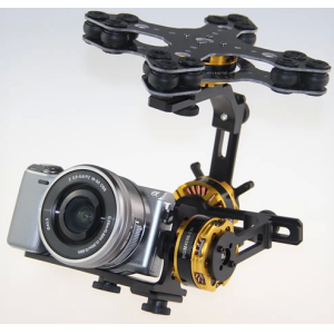 Brushless Camera Gimbal DYS Brushless Three-axis Gimbal Kit wtih 4108 Motors for Sony NEX ILDC Camera Aerial Photography