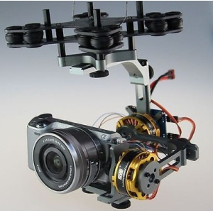 Brushless Camera Gimbal DYS Brushless Two-axis Gimbal Kit wtih 4108 Motors for Sony NEX ILDC Camera Aerial Photography