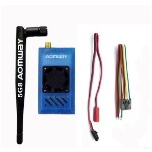 FPV 5.8G 1W TX AOMWAY FPV 5.8G AV 1000mW Video Wireless TransmitterTelemetry Fatshark ImmersionRC Compatible