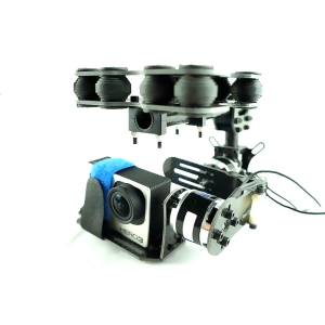 FPV Brushless Camera Mount Gimbal 2 Axis Carbon Fiber Camera PTZ with 2pcs Motors for GoPro FPV Aerial Photography F05370