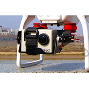 FPV DJI Phantom 3K Carbon Fiber 2 Axis Camera Anti-Vibration Mount PTZ also for GoPro