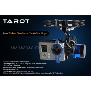 FPV Tarot TL68A00 Brushless Camera Mount Gimbal 2 Axis Brushless overflying Tarot Gopro two axis pan / pan containing gyroscope