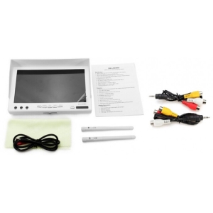 FPV monitor Boscam RX-LCD5802 7" LCD Monitor 32CH Diversity Receiver built in lipo battery compatible with Walkera TX5803+DV04 White color