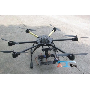 600 Fiber glass Foldable Hexa frame Hexa Multi-copter ATG 600 X6 16MM