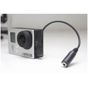 GoPro HERO3 3.5mm Mic Adaptor Cable/3.5 mm Microphone Adapter for GoPro HERO3 HERO 3+ 3.5mm External Cable Mic Wire