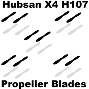 Hubsan X4 H107 Propeller Blade 5 Packs/Traxxas QR-1 Propellers 5 Pairs Included mini quad UFO Propellers/Blades also for DIY mini quad