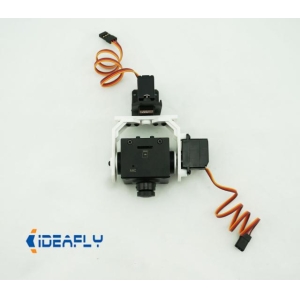 IDEA FLY Apollo 2 Axis Camera Gimbal Adjustable Two axis AP tilt Camera Amount/Gimble also for Boscam Camera/ HD19/GoPro/CamOne White Color