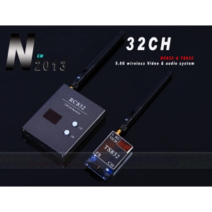 New 5.8G 600MW 32CH Wireless FPV system Transmitter and Receiver RC832+TS832