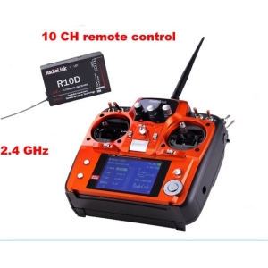 RadioLink AT10 10CH remote control system 2.4G AT10 10ch system rc radio Transmitter & Receiver Combo 10ch remtoe control R10D TX + RX