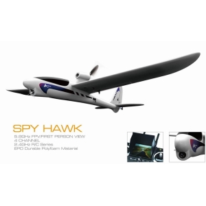 SpyHawk FPV airplane RTF FPV airplane with auto-pilot, video recording, State of the Art 3 Axis Flight Stabilization System