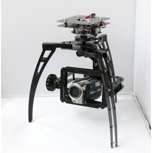 TriCopter Camera Amount Belt Drive with high compatibility 3 axies copter camera amount with 3pcs 360 degree Servos