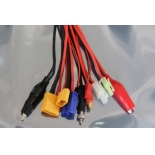 10 in 1 Multifunction Lipo Battery Charging Cable XT60/90 JST XT90, EC5 ,Tamiya JR/Futuba Plug Charger