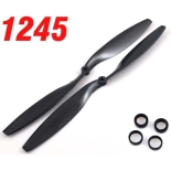 2 Pairs 1245 Carbon Fiber Propellers CW/CCW for quadcopter multicopter