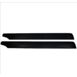 2 Pairs 205mm carbon fiber main blades 3D black  for RC 250 Class Helicopter High Quality