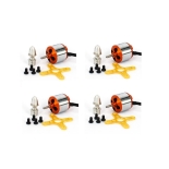 4 Sets Multi Motor A1510 2200KV Brushless 16g Motor,250-400 MultiCopter KK Multi-Copter Quad X