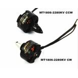 2PCS/Lot 1Pair EMAX MT1806 2280KV Brushless Motor CW+CCW for Mini RC Multi-rotor Tri Quad-copter/QAV 250/QAV 280/QAV310 mini quadcopter