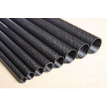 4pcs 12X10X500MM 3K Carbon fiber tube/pipe -100% Real Carbon Fiber