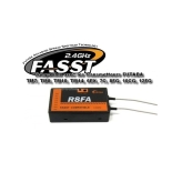 CORONA 2.4GHz Spread Spectrum FASST Compatible Receiver 8ch R8FA use with  use with FUTABA FASST 2.4GHz