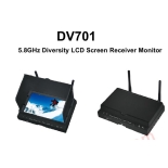 FPV Monitor with built-in battery DV701 5.8ghz 32ch FPV Receiver 7" HD 800*600P Monitor Wireless DVR w/ Battery