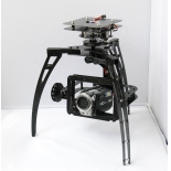 TriCopter Camera Amount Belt Drive with high compatibility 3 axies copter camera amount with 3pcs 360 degree Servos