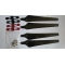 2 Pairs/8pcs DJI Spreading Wings S800 EVO S1000 1552 15*5.2 Carbon Fiber Foldable Propeller Prop