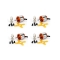 4 Sets Multi Motor A1510 2200KV Brushless 16g Motor,250-400 MultiCopter KK Multi-Copter Quad X