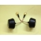 Black Cover FPV 5.8G Cloverleaf Antenna Set SMA Connector SMA Female/SMA Male/ Right Angle SMA Female/Right Angle SMA Male