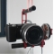 FPV 5N SLR Brushless Motor Camera Mount Gimbal with Motor All Red Aluminum Parts for 5N SLR Camera Aerial Photography