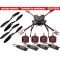 FPV Quadcopter frame kit combo HMF U580Pro 4-Axis Umbrella Folding Quadcopter Frame combo Kit with Retractable Landing Gearr, motors, esc and propellers Similar with DJI S800